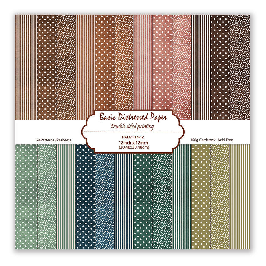 12 inch Scrapbook Paper Pad JYY117