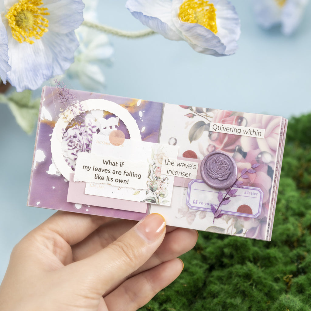 50 Pcs Mini Scrapbook Backgournd Paper FCXB