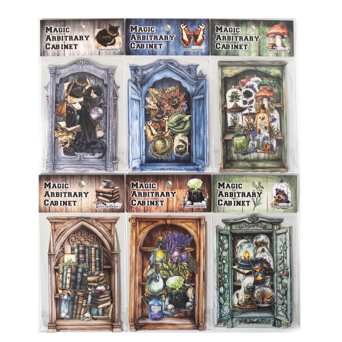 25 Pcs Magic Shelf DIY Stickers RYMFG