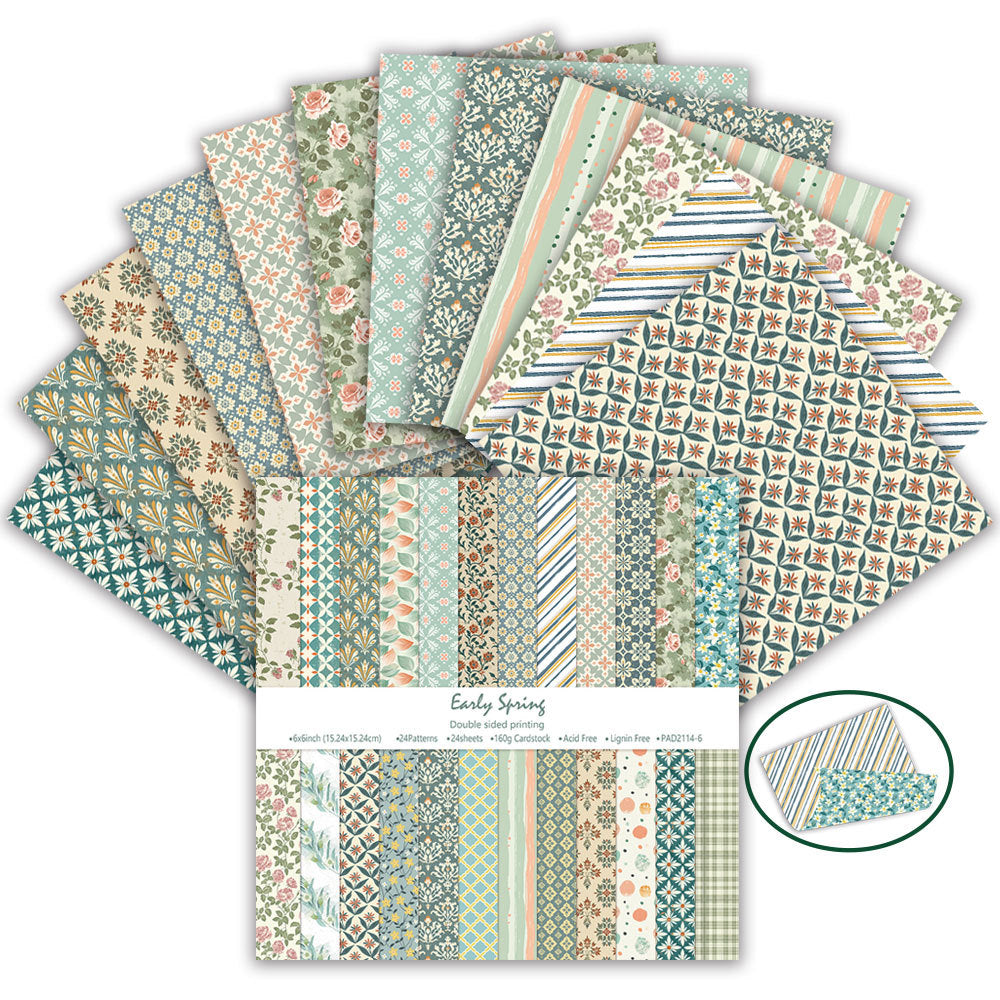 6 inch Scrapbook Paper Pad JYY6114