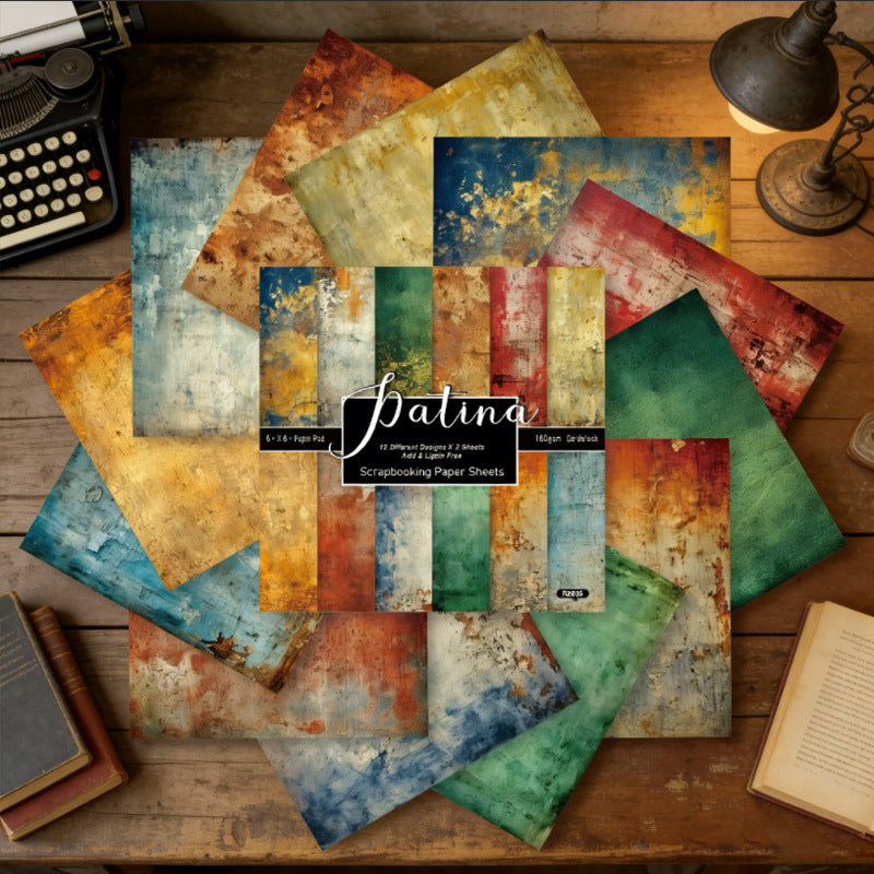 6 inch Ruin Aesthetic Scrapbook Paper Pad SKP605