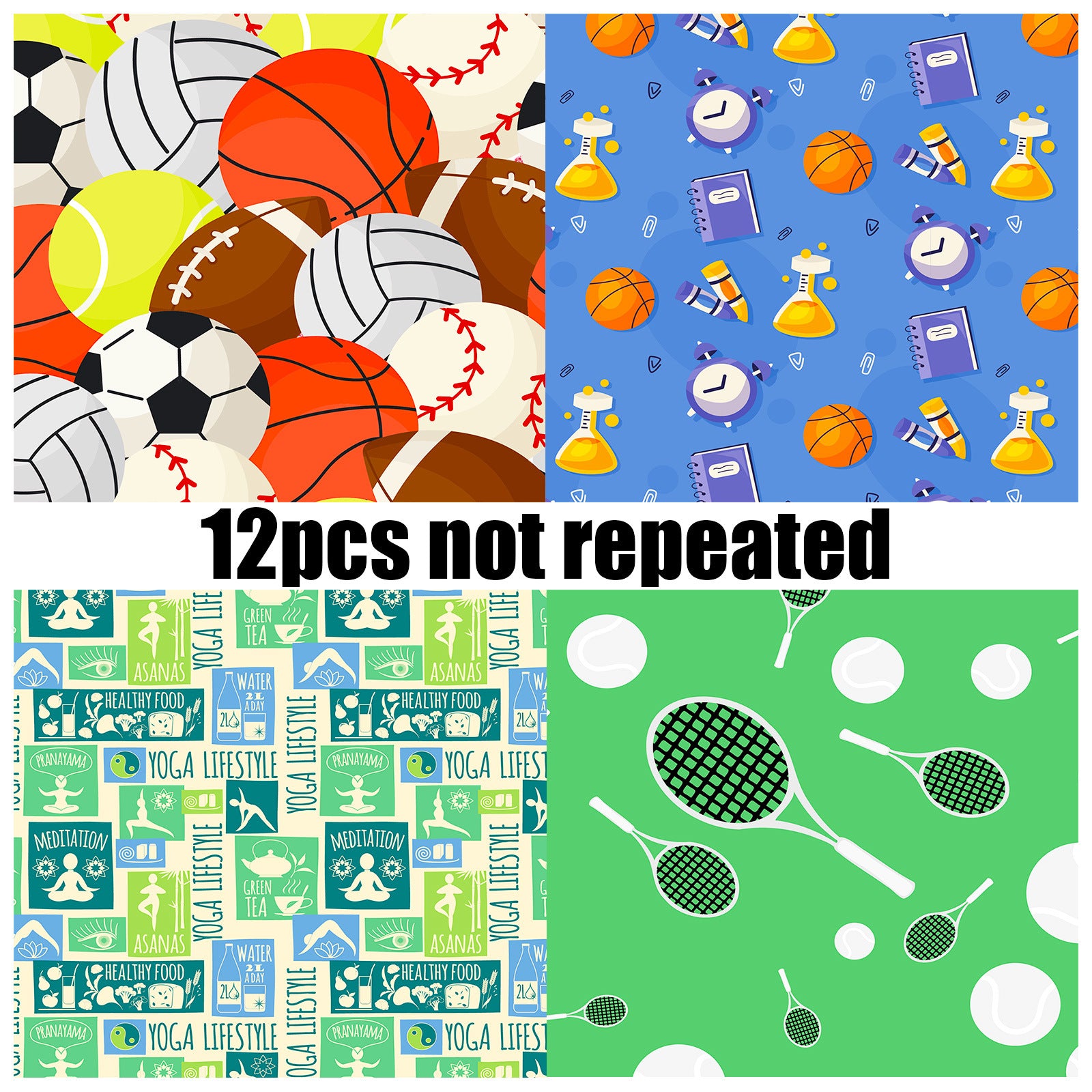 6 inch Sports Scrapbook Paper Pad PA790