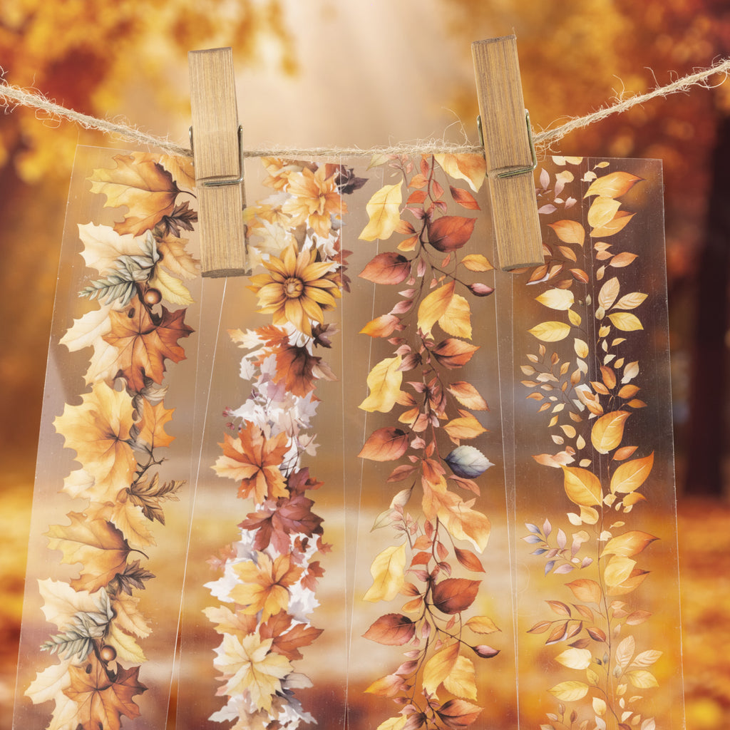 1 Roll Autumn Themed PET Tape HHQY