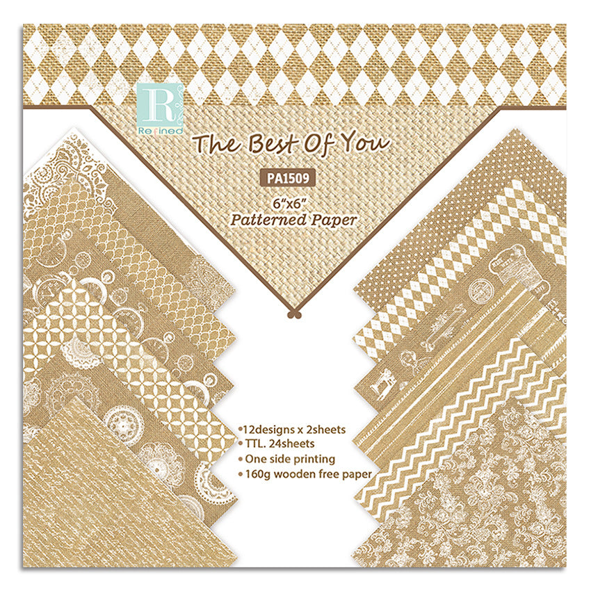 6 inch Scrapbook Paper Pad JYY1509