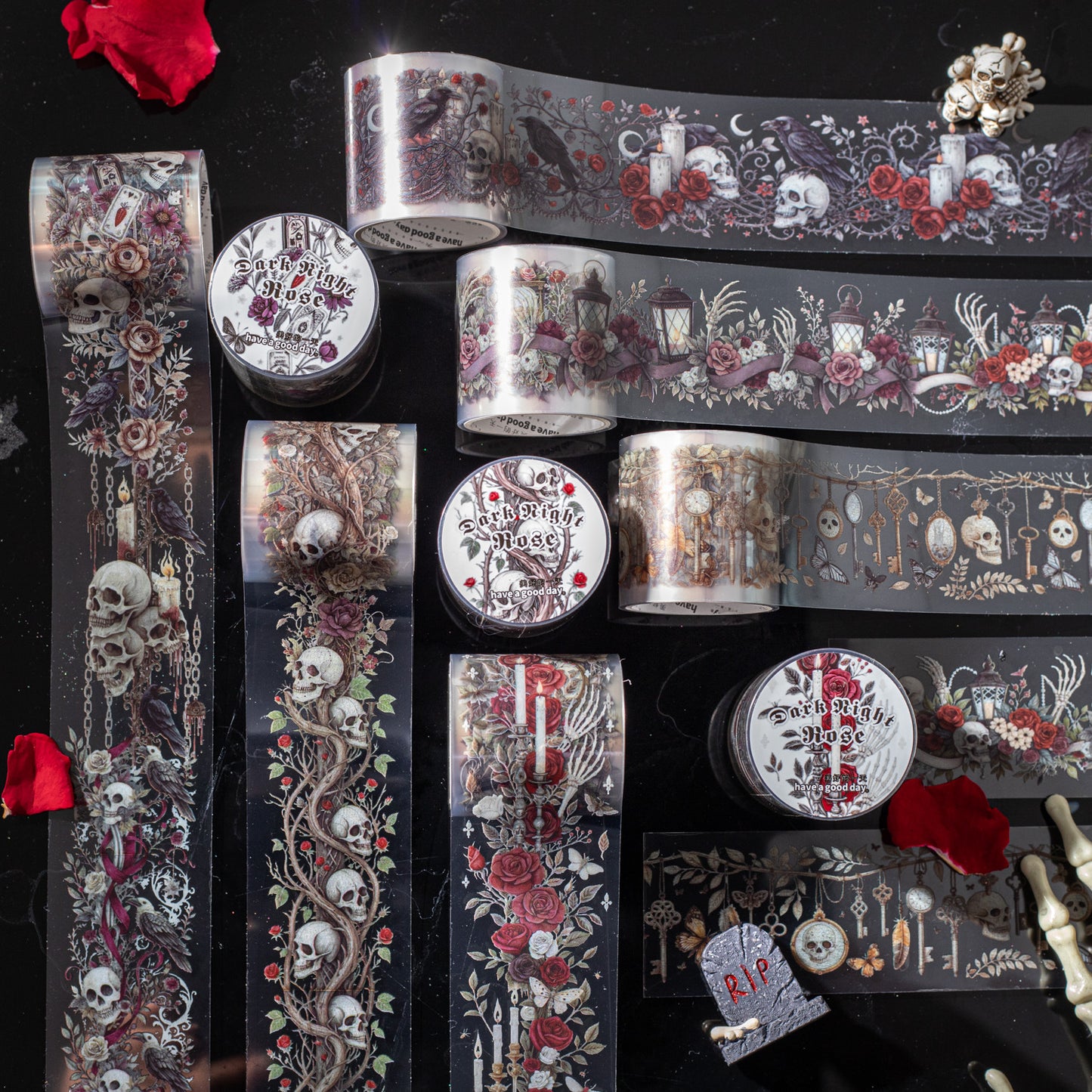 1 Roll Dark Gothic PET Tape AYQW