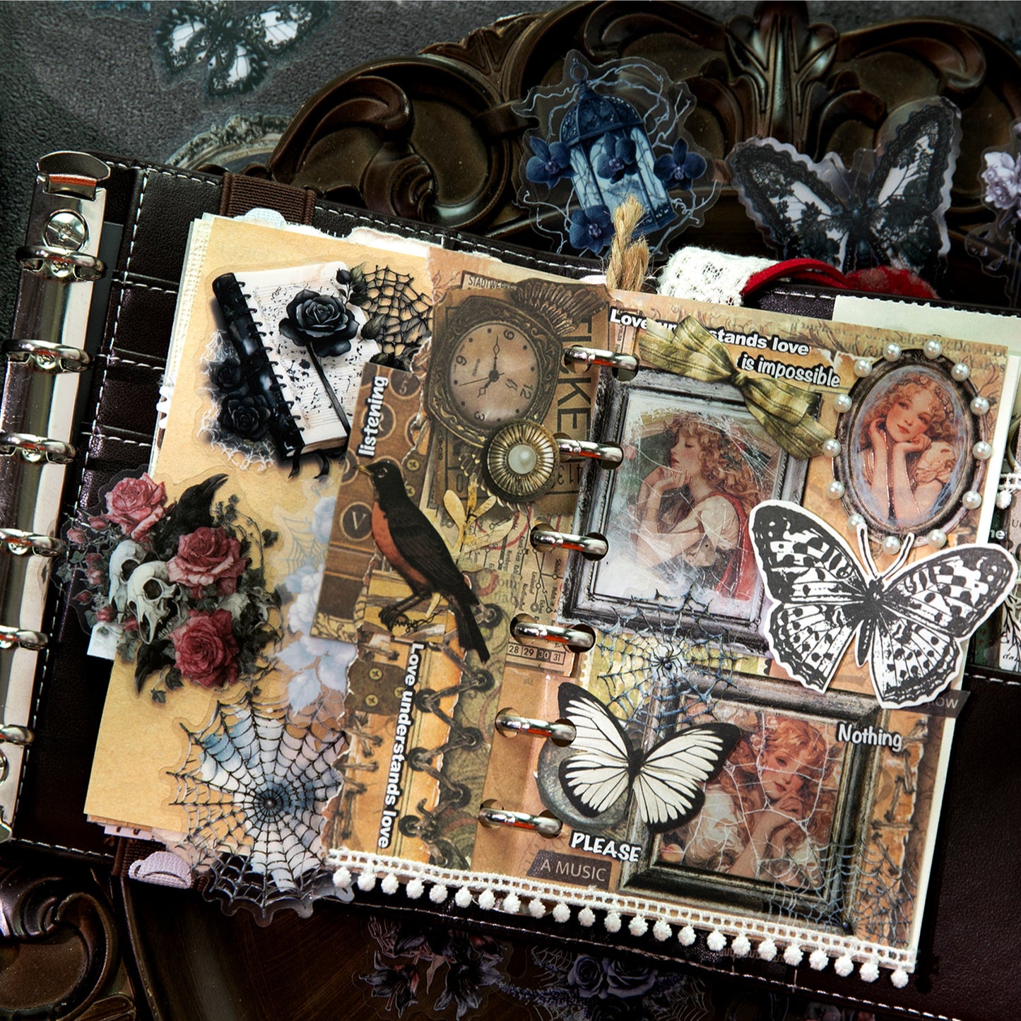 20 Pcs Gothic PET Stickers YWDGB