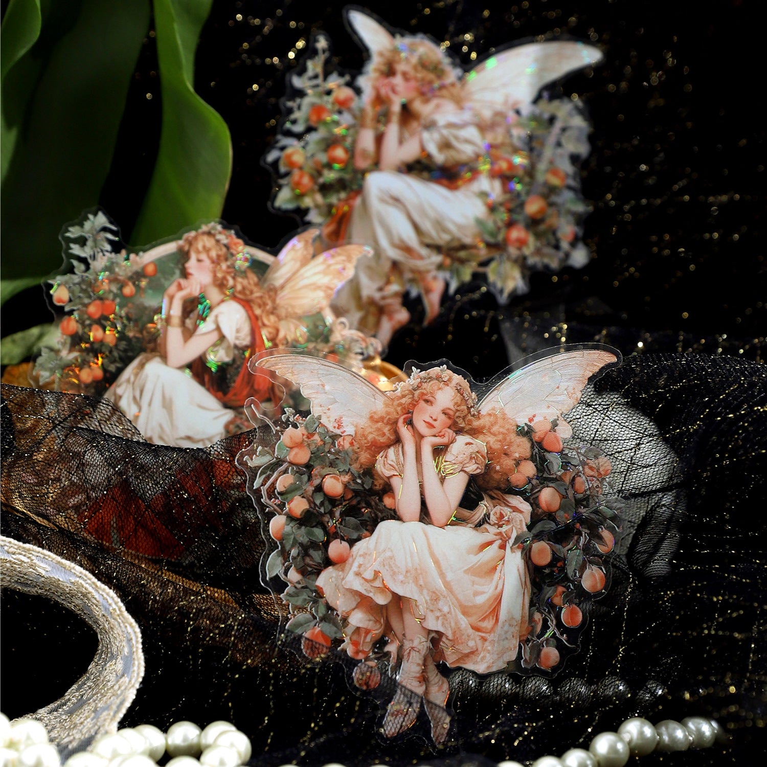 10 Pcs Fairy Theme PET Stickers JLGD
