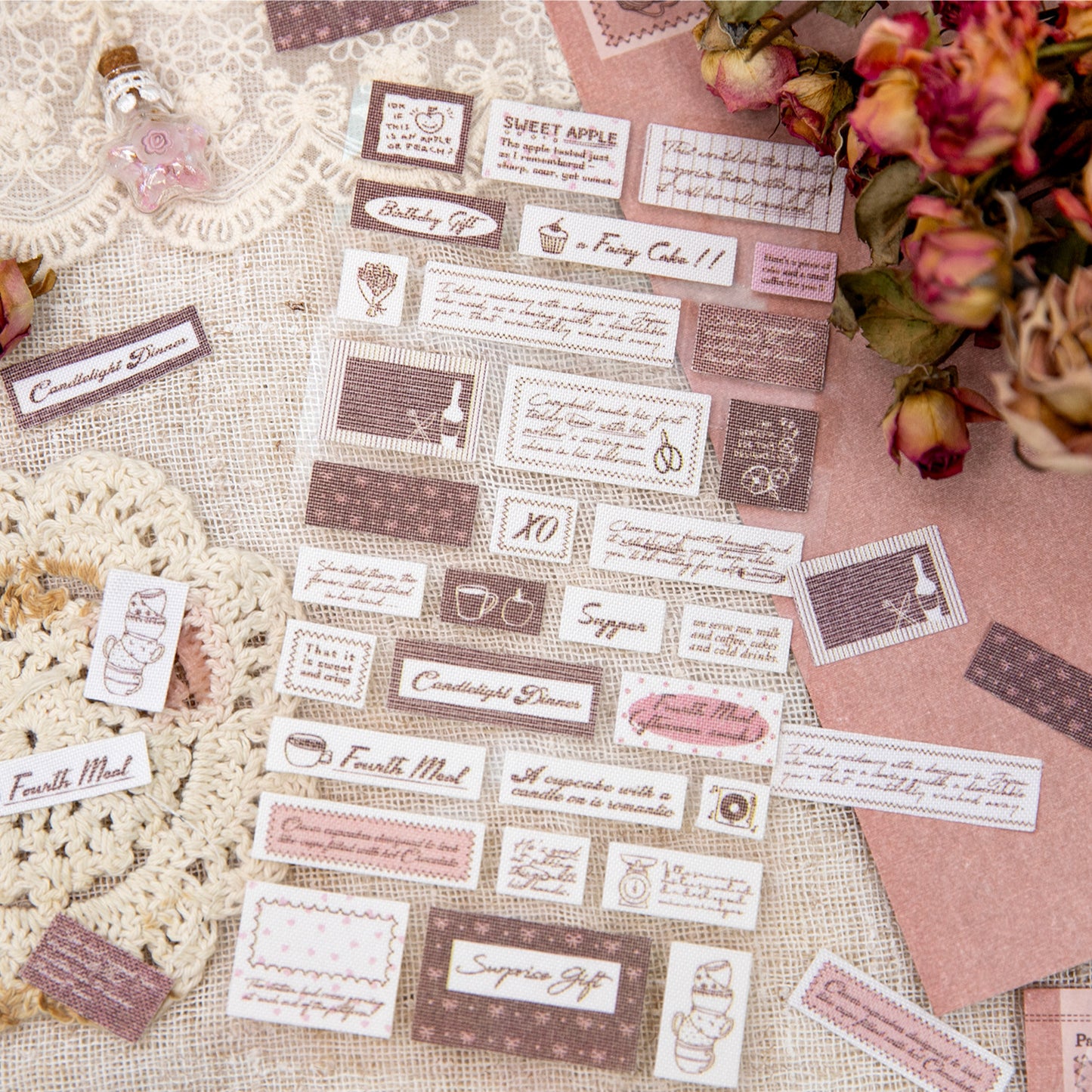 1 Sheet Vinage Quote Stickers BDBD