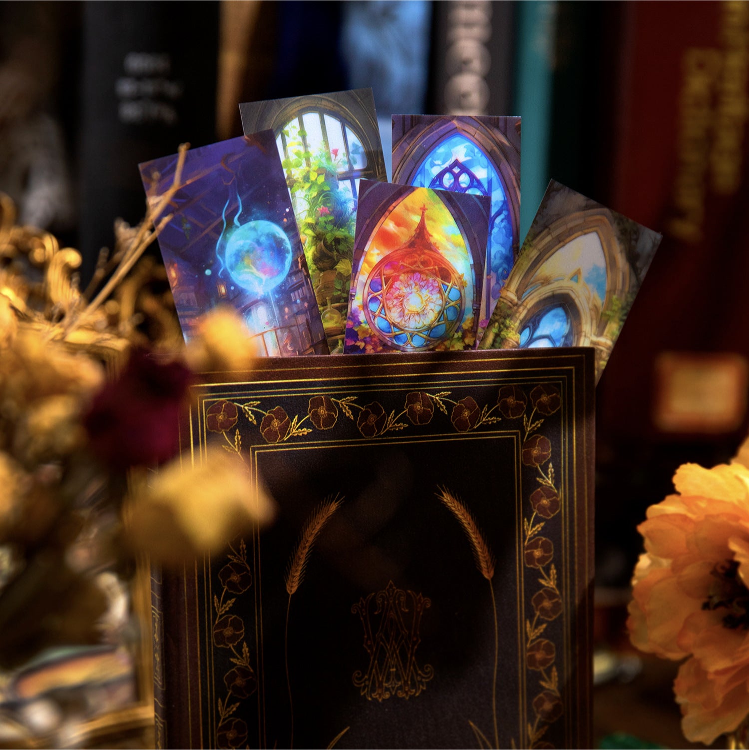 8 Pcs Vintage PET Bookmark HXDL