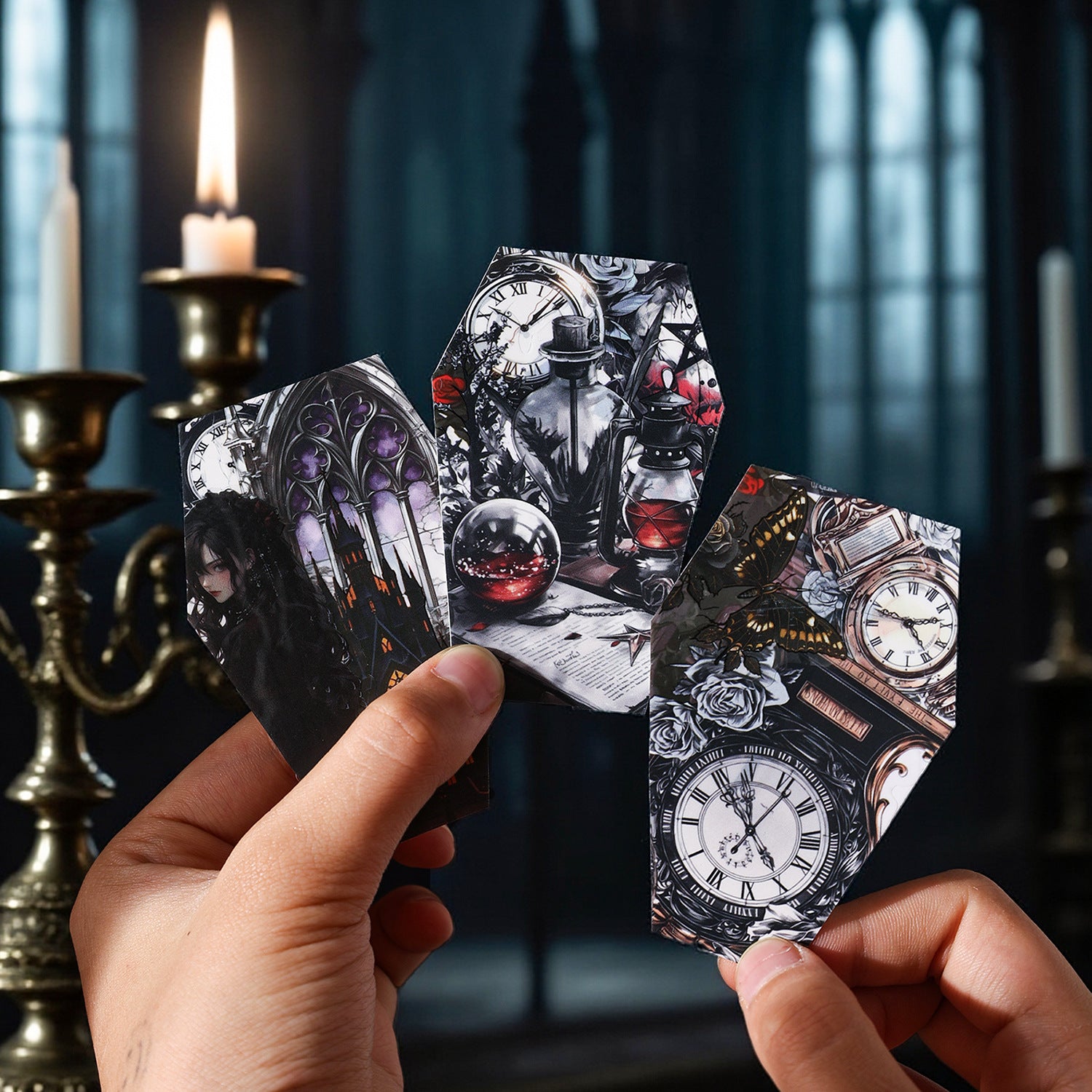 45 Pcs Gothic PET Stickers GBYY