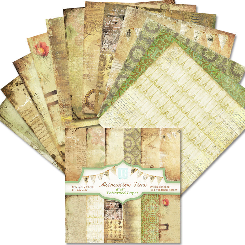 6 inch Scrapbook Paper Pad JYY6608