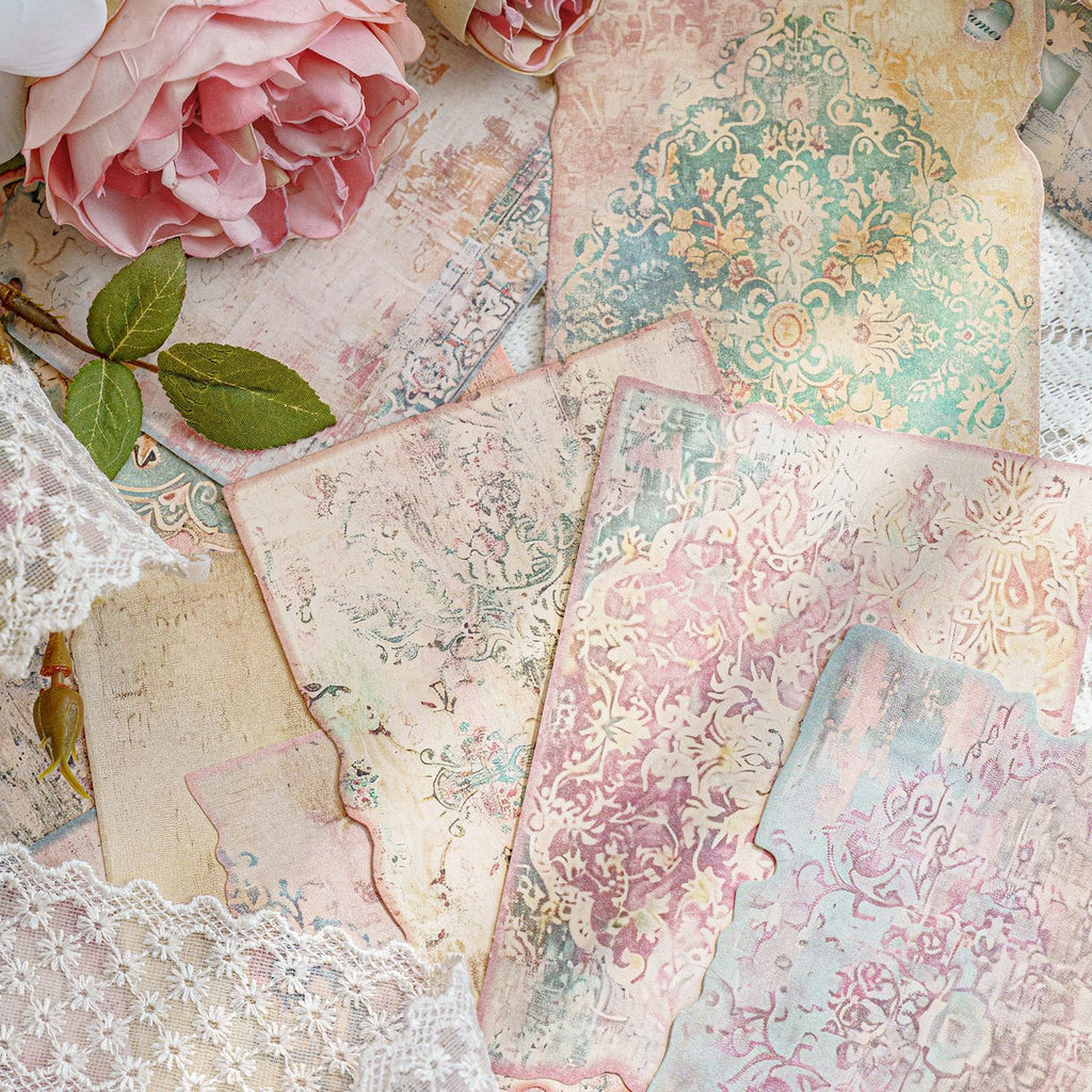 30 Sheets Vintage Scrapbook Paper SNDF