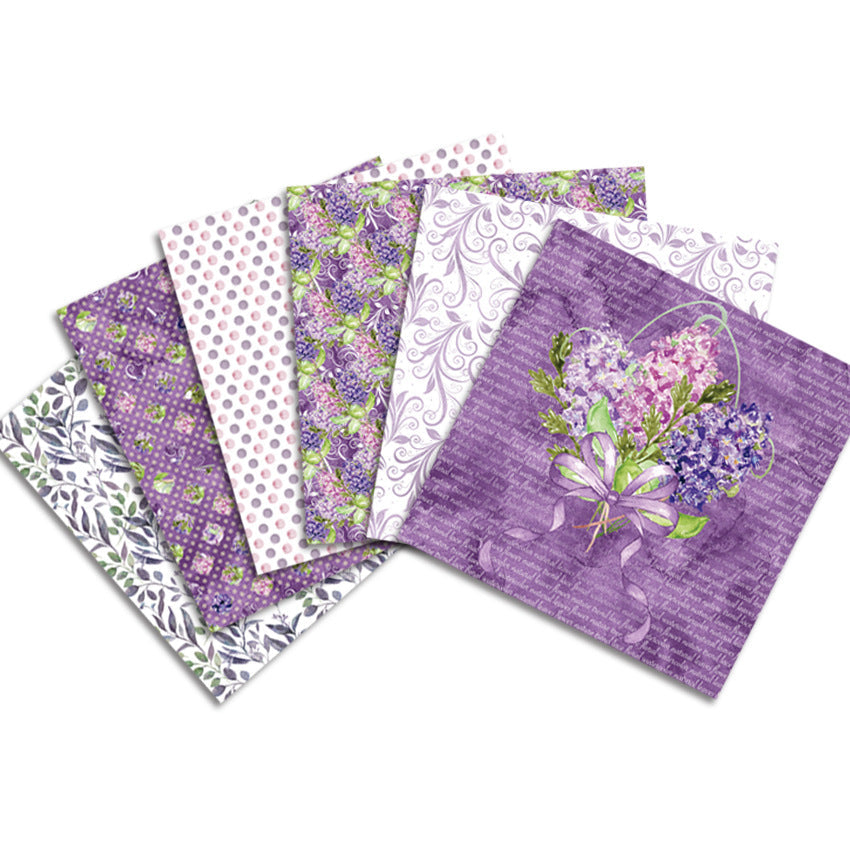 6 inch Scrapbook Paper Pad for Craft PA019