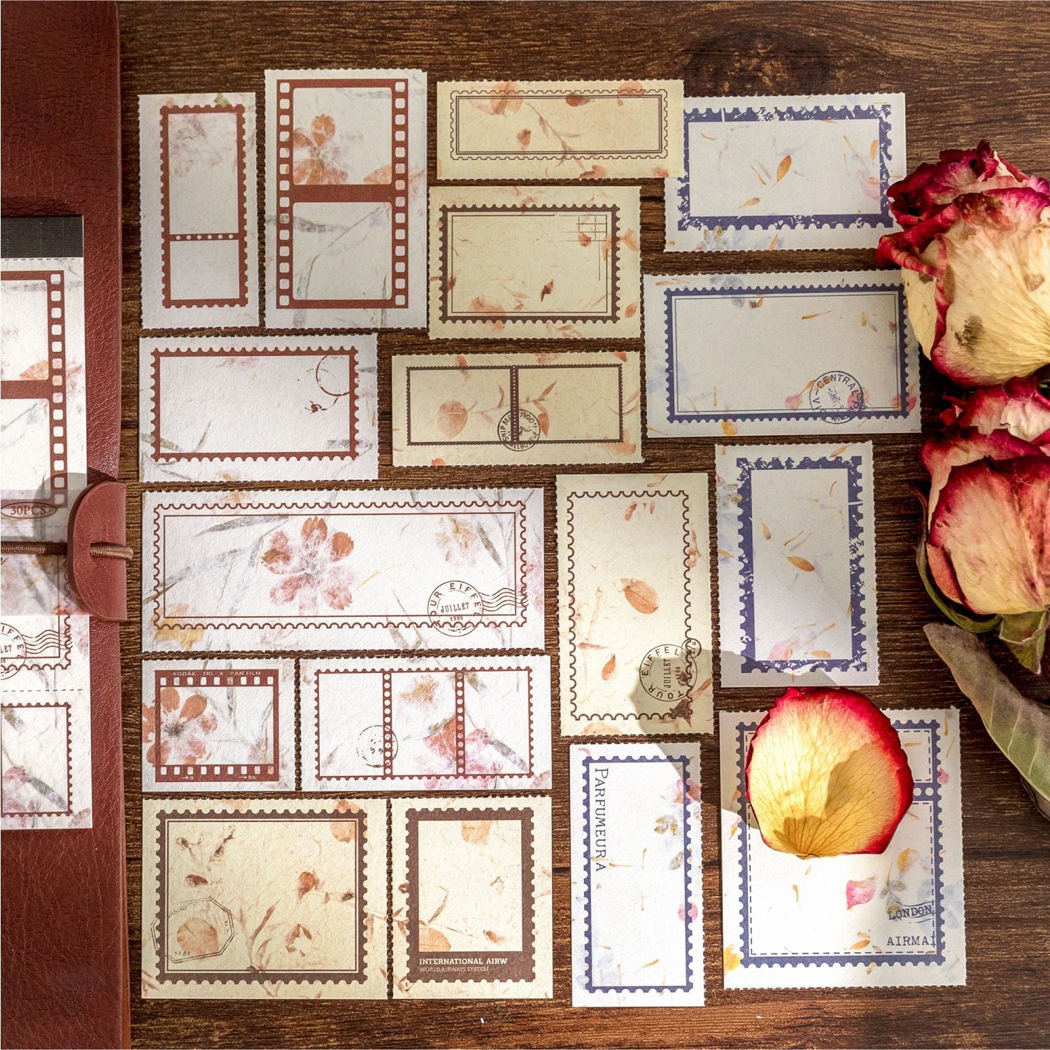 30 Pcs Vintage Notepad Paper FGBKJ
