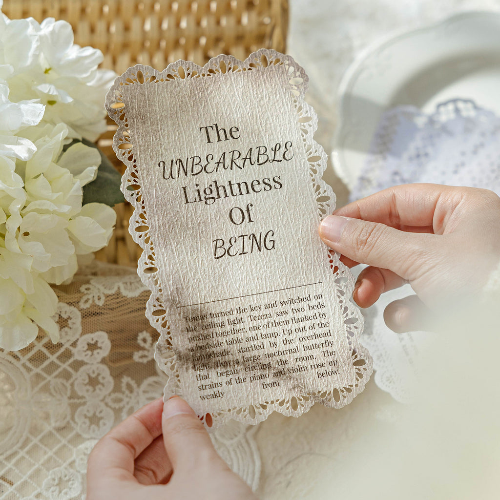 10 Pcs Lace Edged Scrapbook Paper LSLC