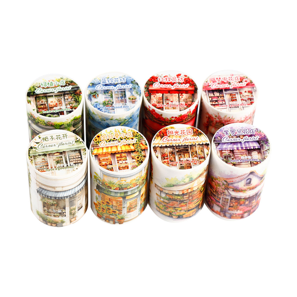 1 Roll Flower Shop Washi Tape ZJHD