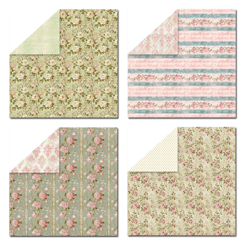 12 inch Scrapbook Paper Pad JYY075