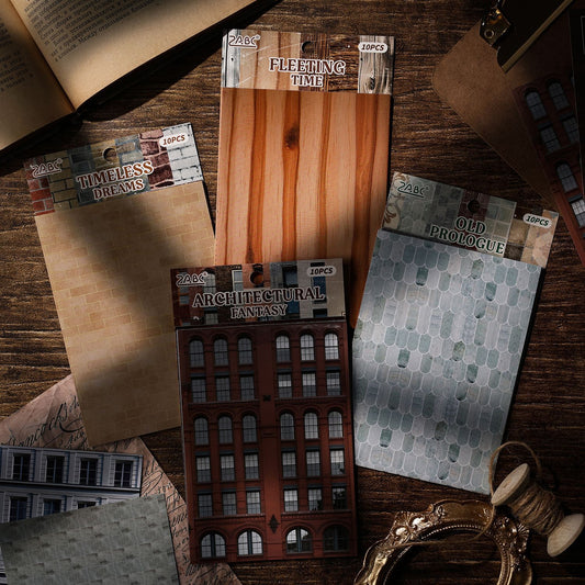 10 Pcs Wall Texture Stickers SGWY