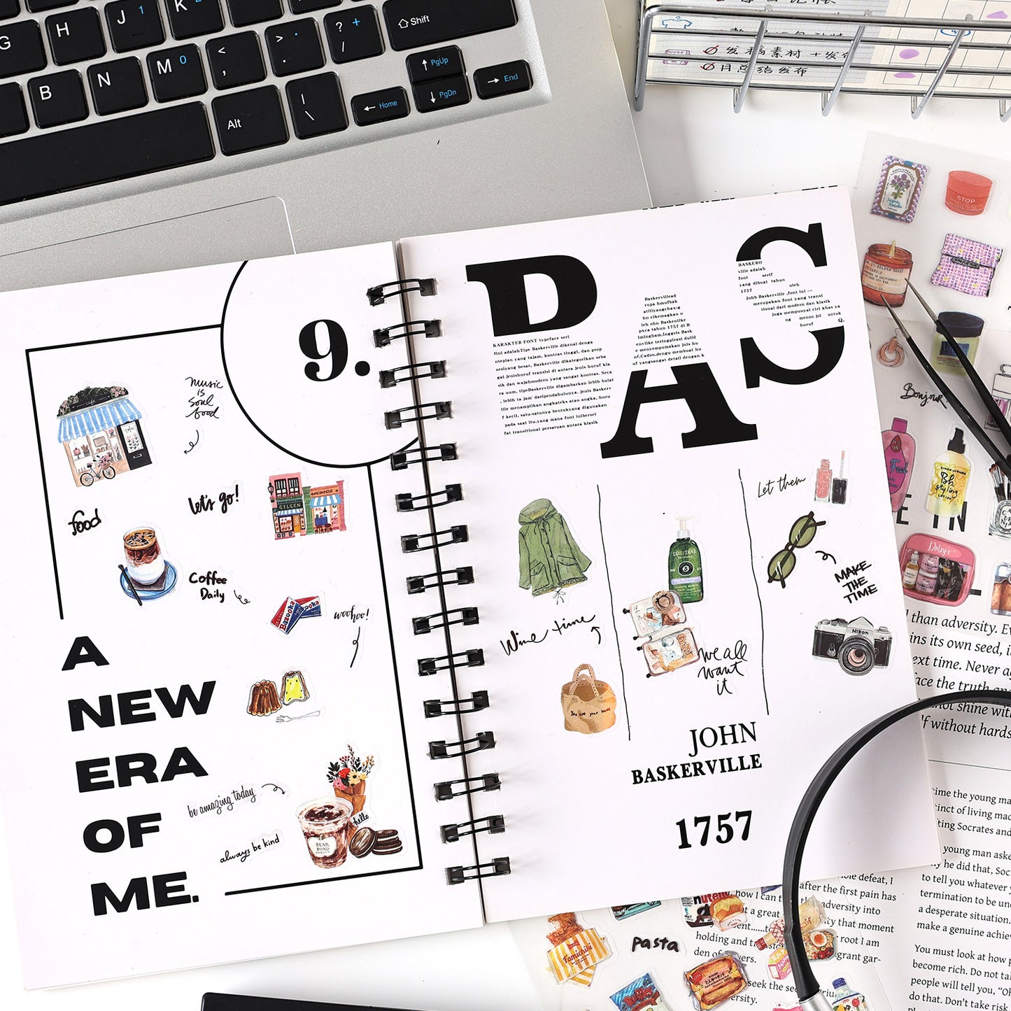 6 Sheets Life Style Planner Stickers SHXZ