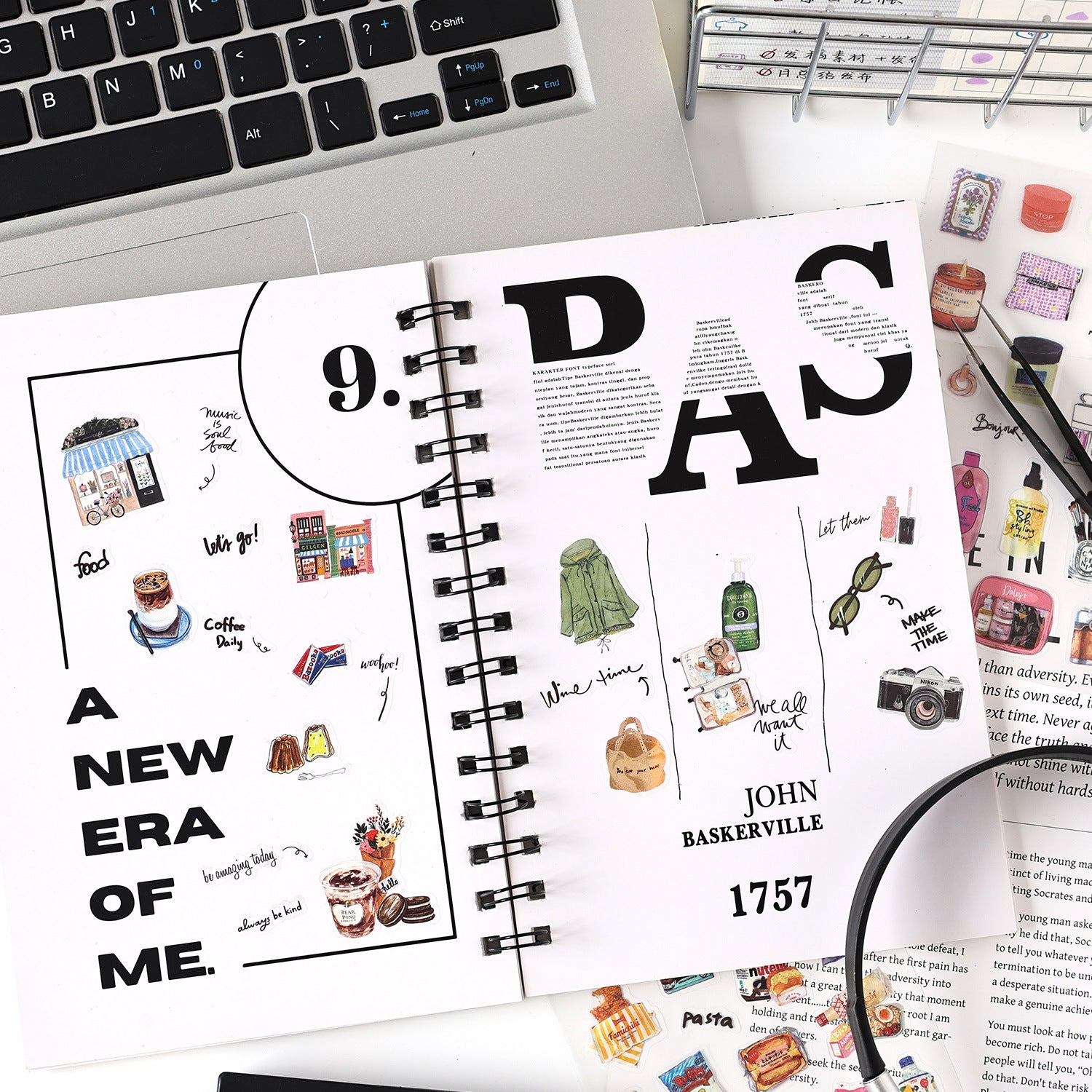 6 Sheets Life Style Planner Stickers SHXZ