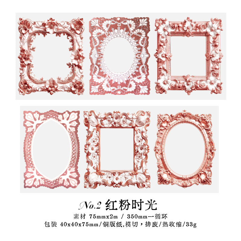1 Roll Vintage Photo Frame Paper ZGSJ