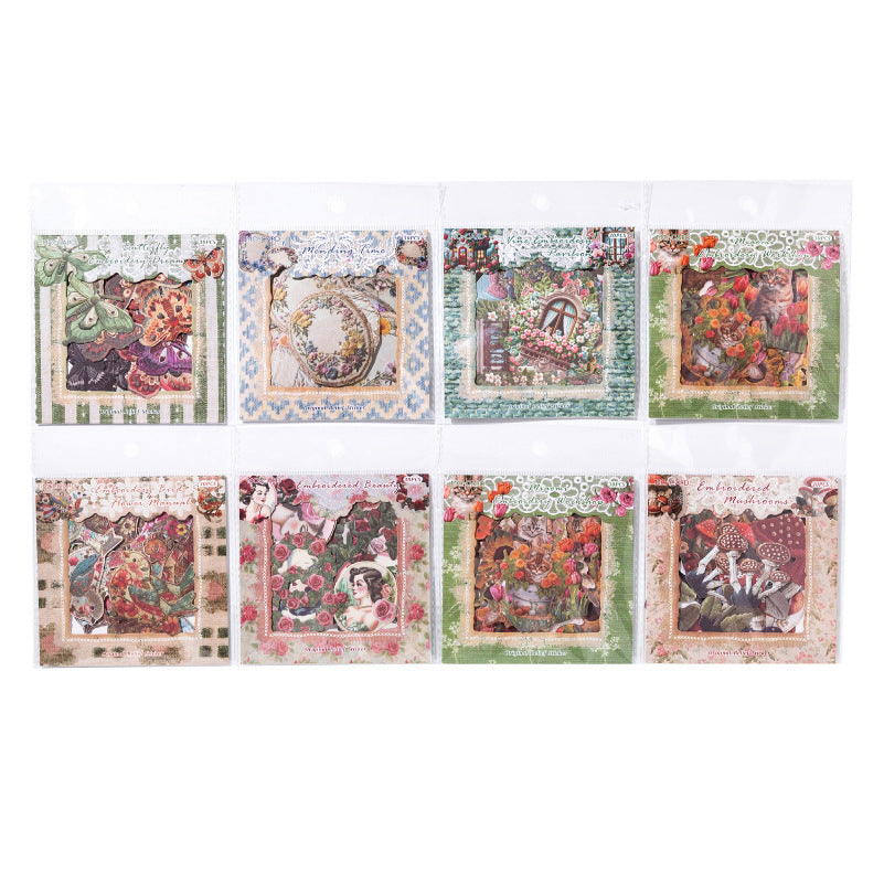 30 Pcs Creative Animal Botanical Stickers CXWY