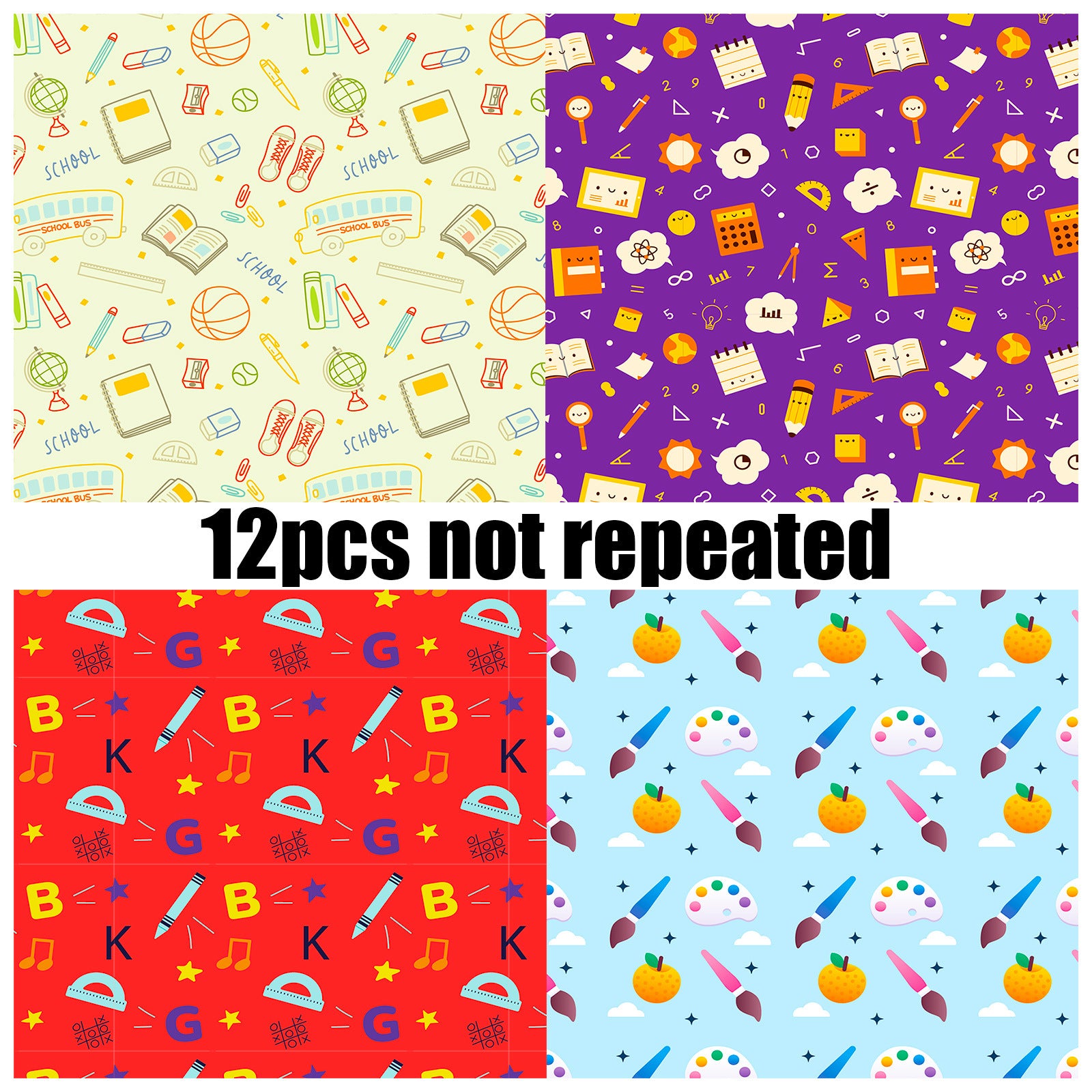 6 inch Teacher's Day Scrapbook Paper Pad PA794