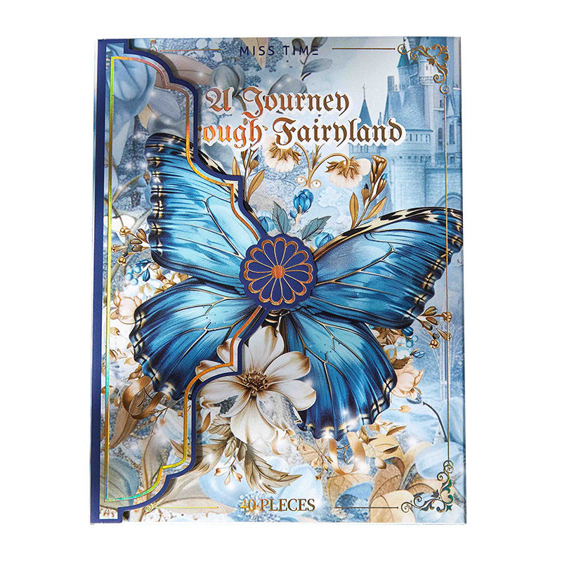 40 Pcs Fantasy Fairy Tale Journal Paper XJMYJ