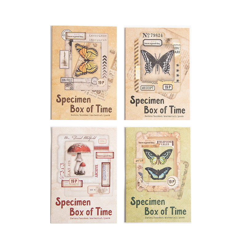 19 Pcs Vintage Frame Junk Journal Stickers SGBBX