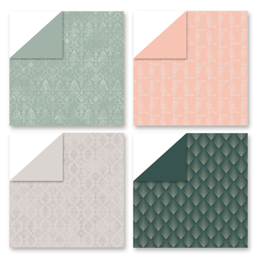 12 inch Scrapbook Paper Pad JYY093