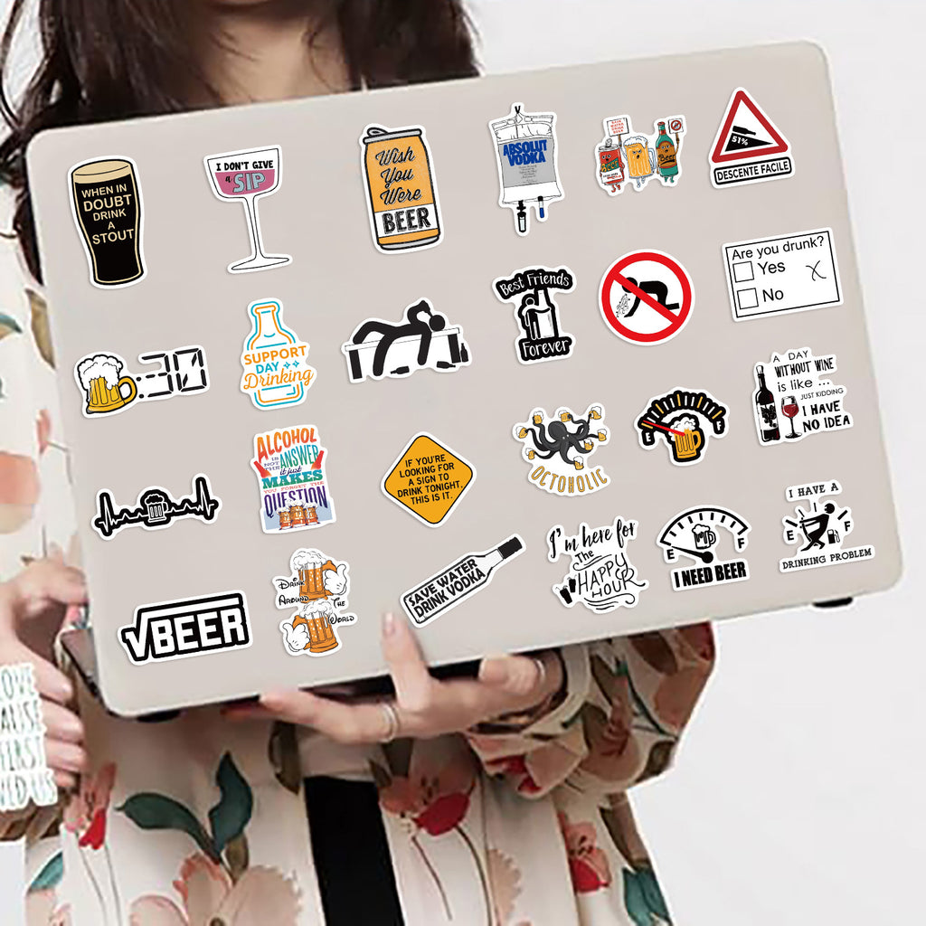 50PCS Funny Sarcastic Meme Vinyl Stickers FUN09
