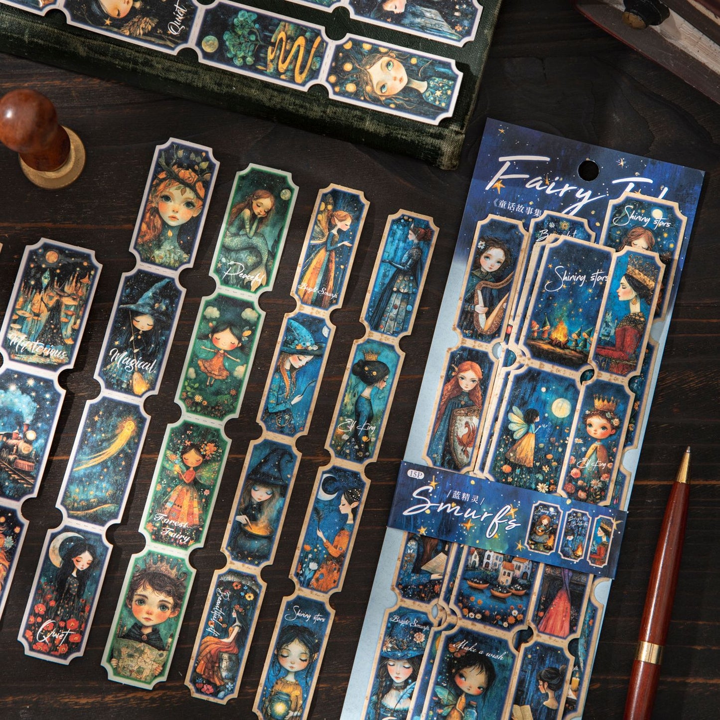 15 Sheets Vintage Fairy Stickers THGSJ