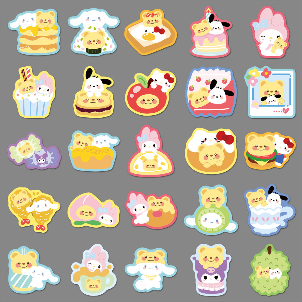 50Pcs Kawaii Waterproof Vinyl Stickers SRO109