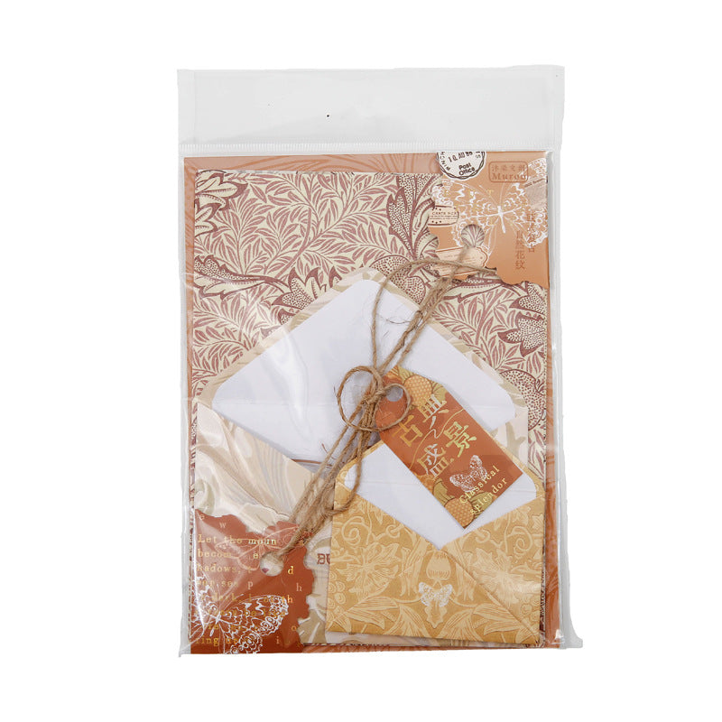 30 Pcs Vintage Stickers and Paper Kit MLSHD