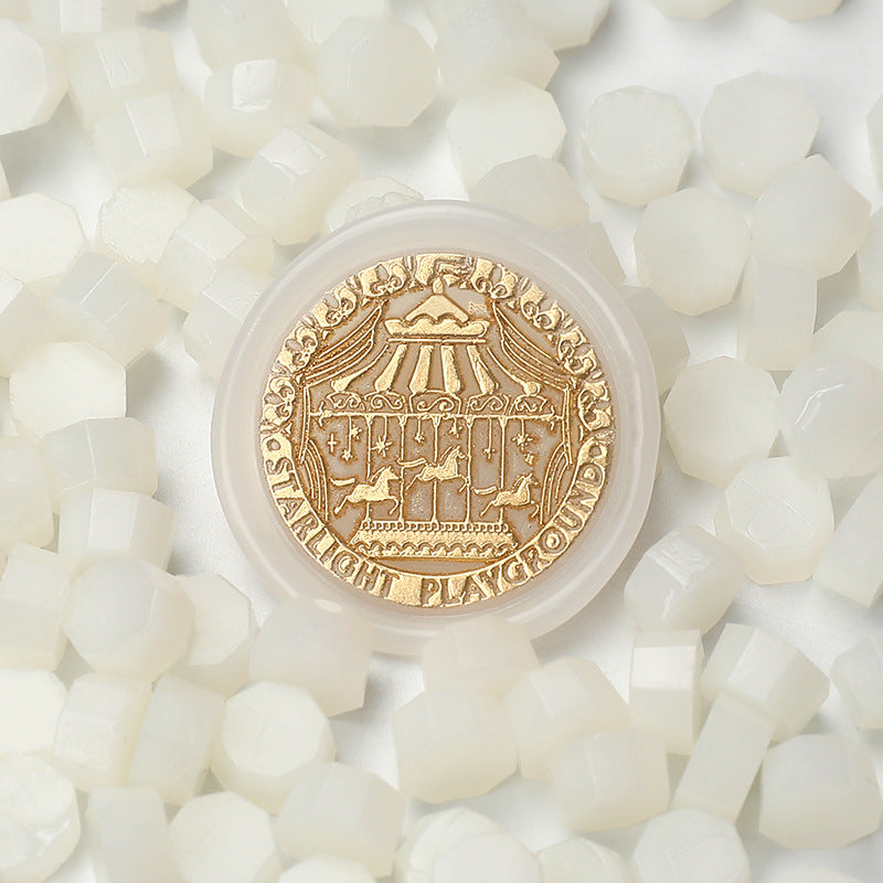 100 PCS Octagon Wax Seal Beads H133