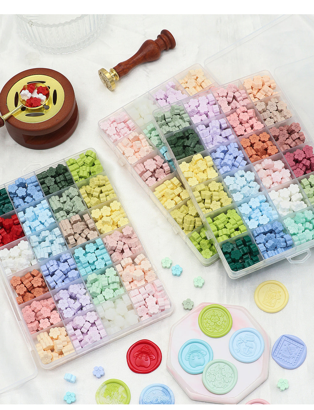 Sakura Panorama: 24-Color Ultimate Wax Seal Beads Kit