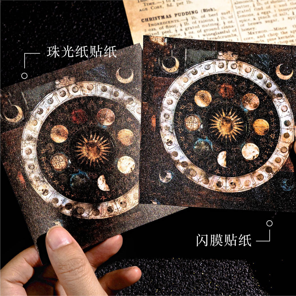 10 Pcs Galaxy Themed Stickers YQYDJ