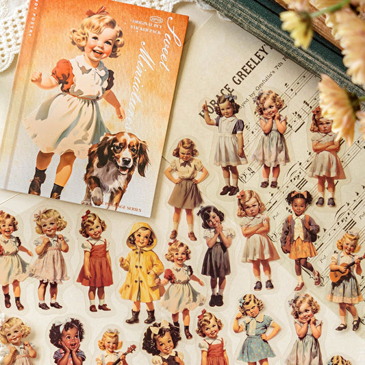 30 Pcs Childhood PET Stickers CZSD