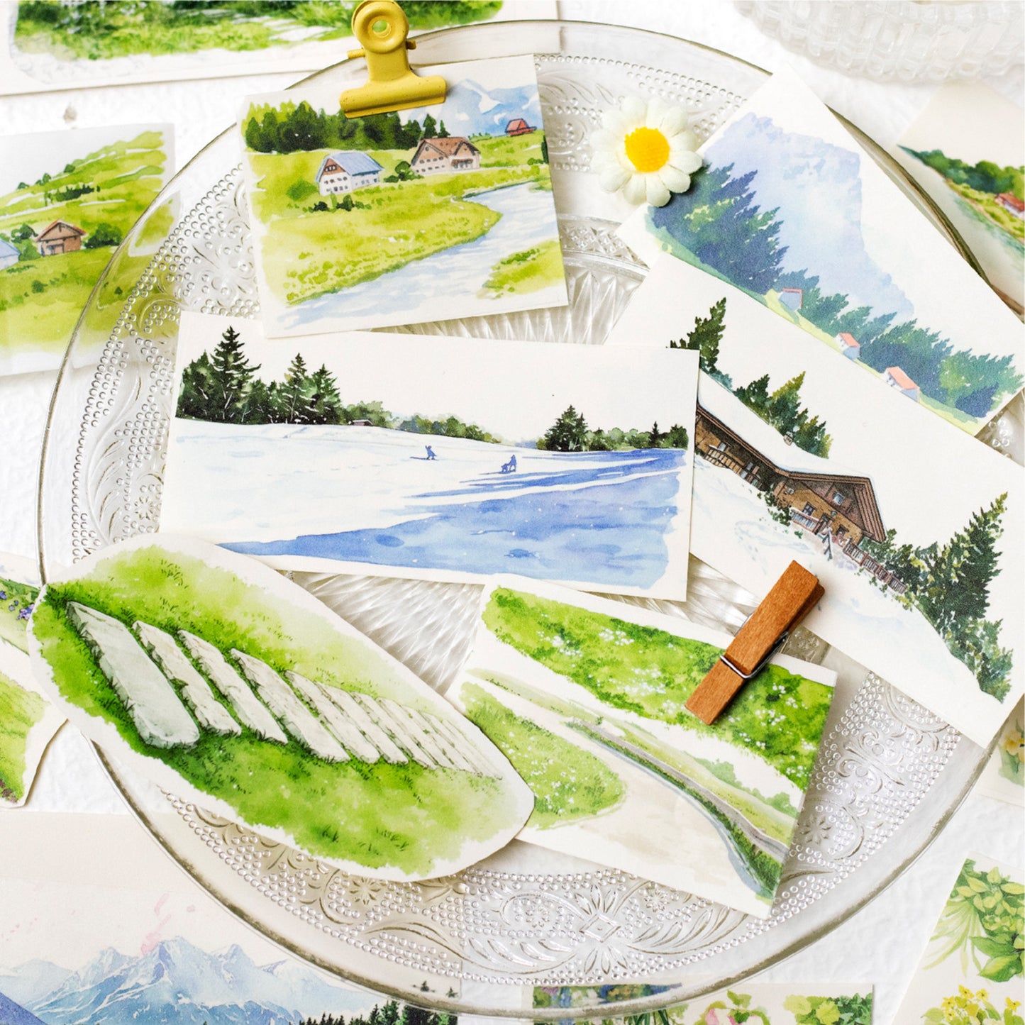 1 Roll Natuere Landscape Washi Tape SRDLT