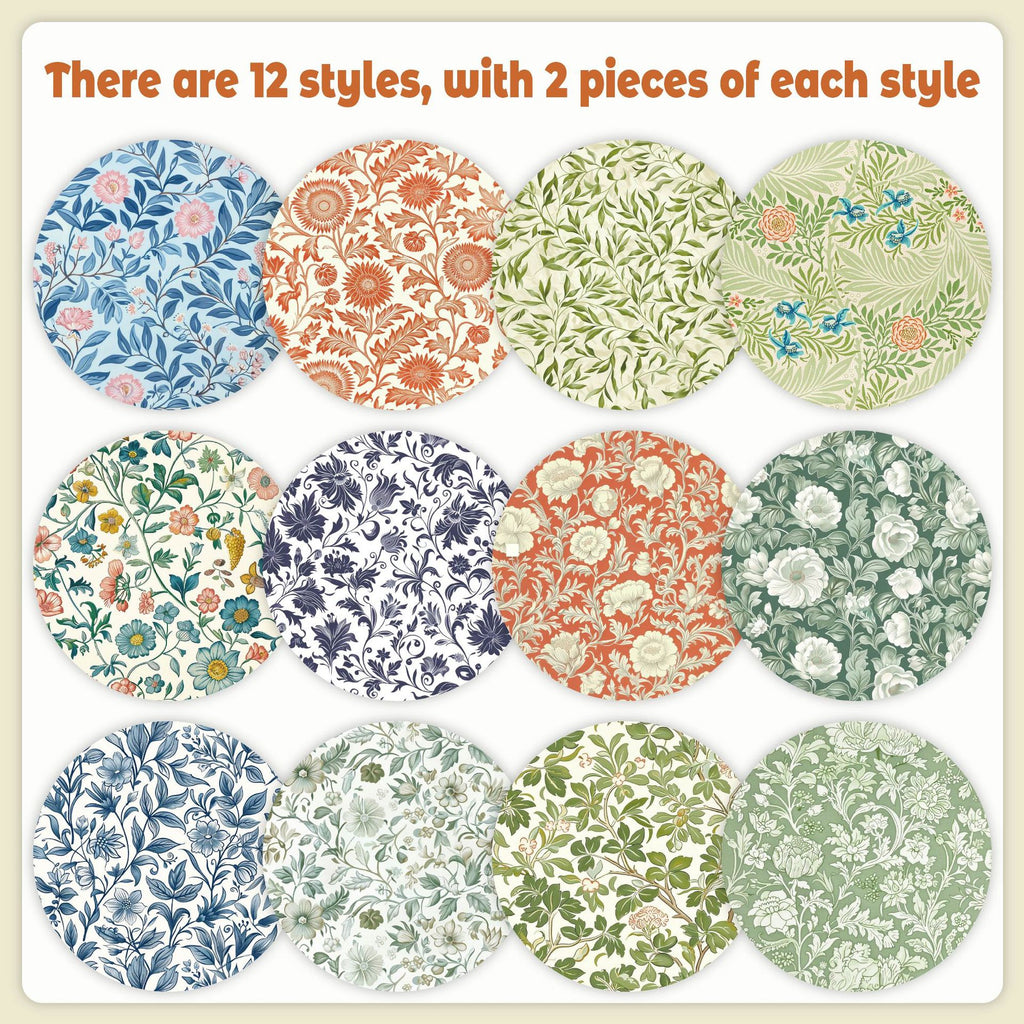 12 inch William Morris Scrapbook Paper Pad PAJ006