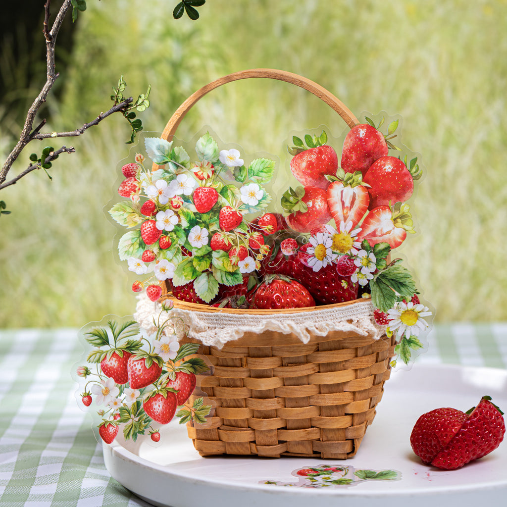 12 Pcs Fruit PET Stickers SGHX