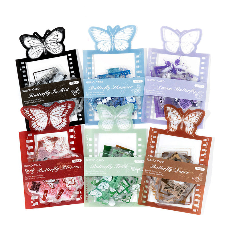 Hudbo PET Butterfly Stickers BTF09