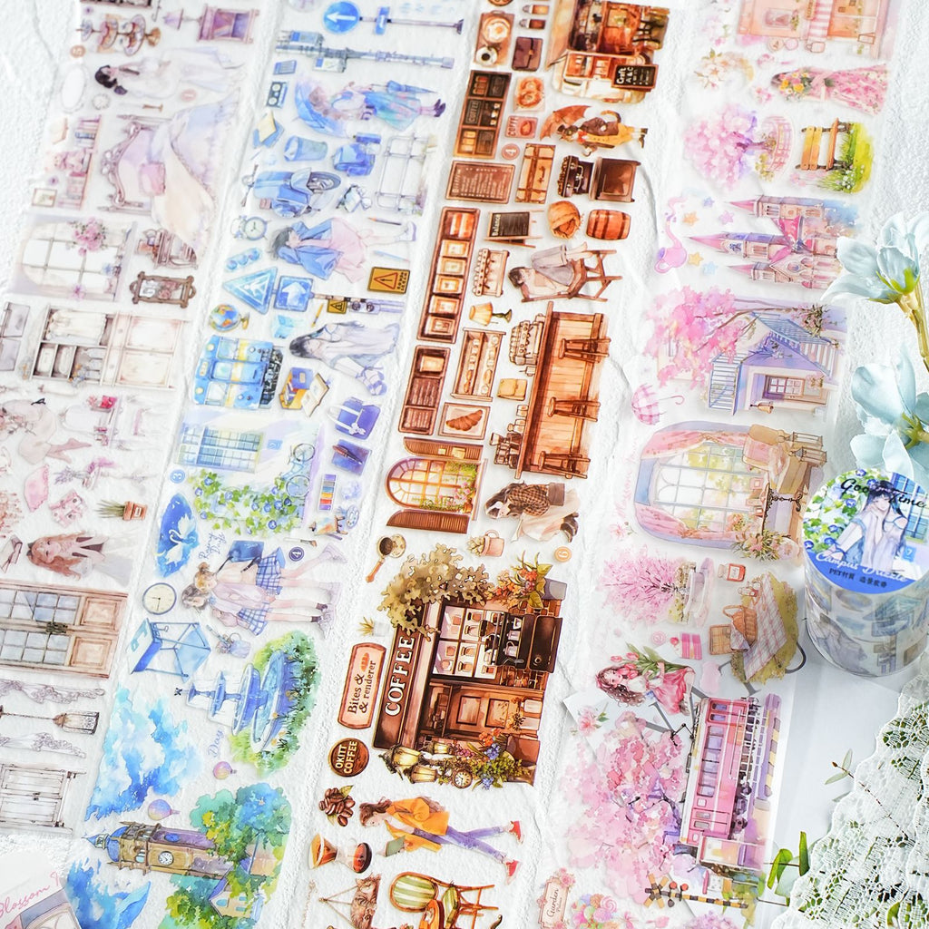 1 Roll Lifestyle PET Stickers Tape MHSG