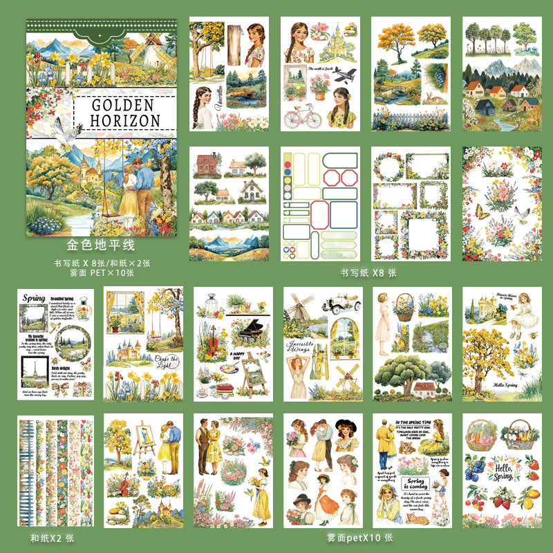 A5 Mixed Material Sticker Book TZH096