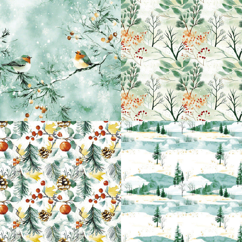 6 inch Christmas Scrapbook Paper Pad SKP553