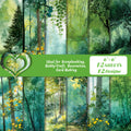 6 inch Forest Scrapbook Paper Pad PA829