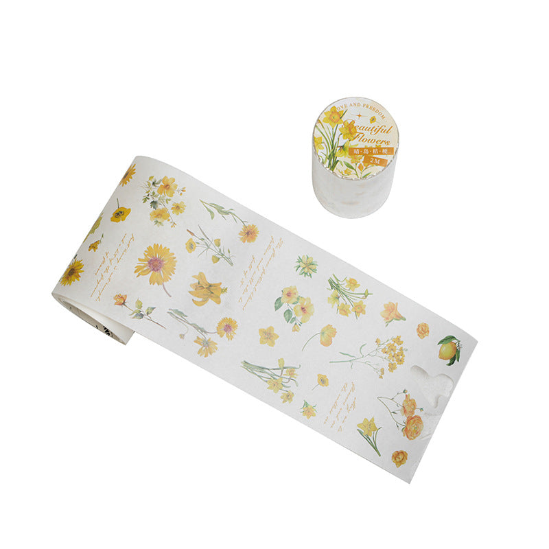1 Roll Botanical Washi Tape FCHY