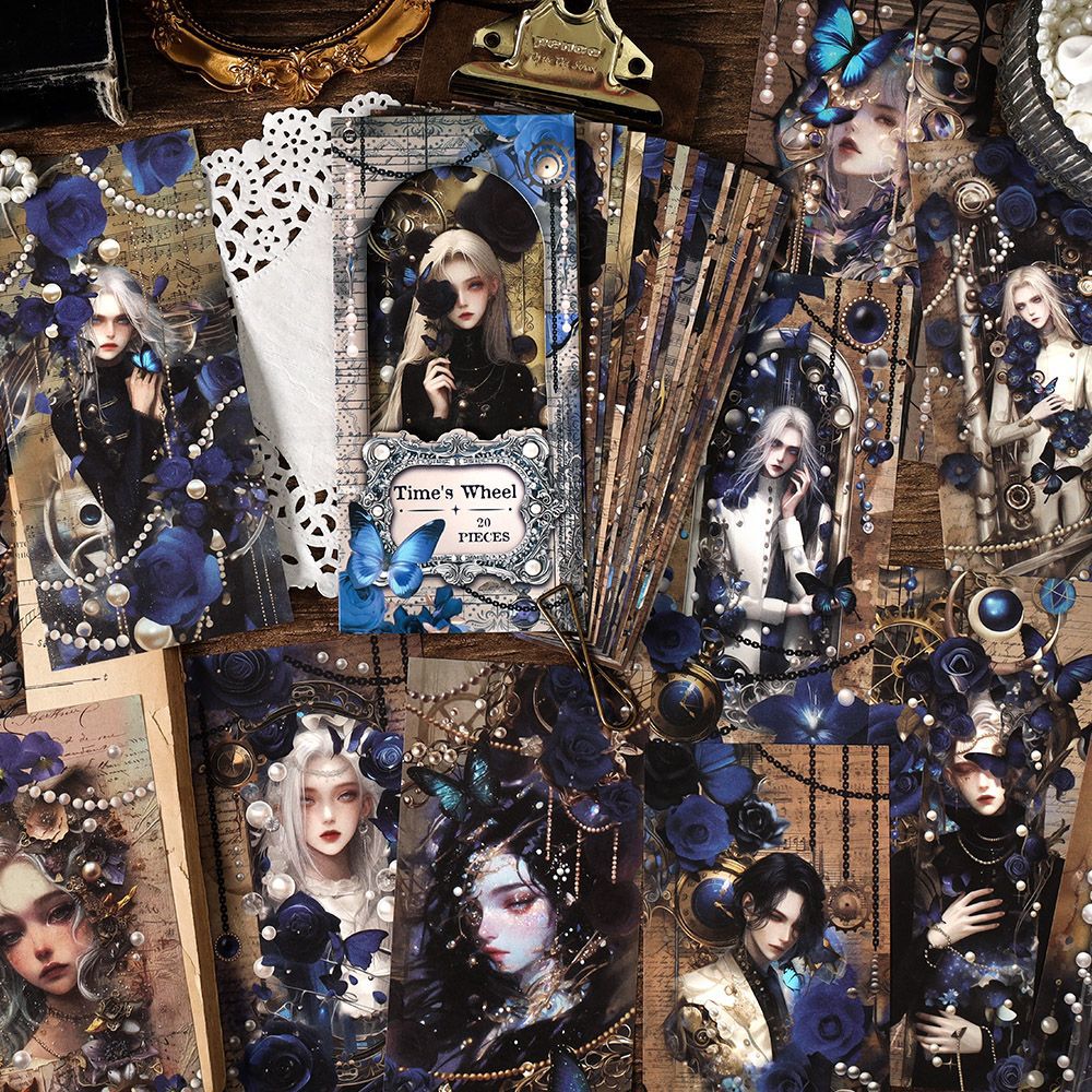 20 Pcs Vintage Scrapbook Paper QJDY