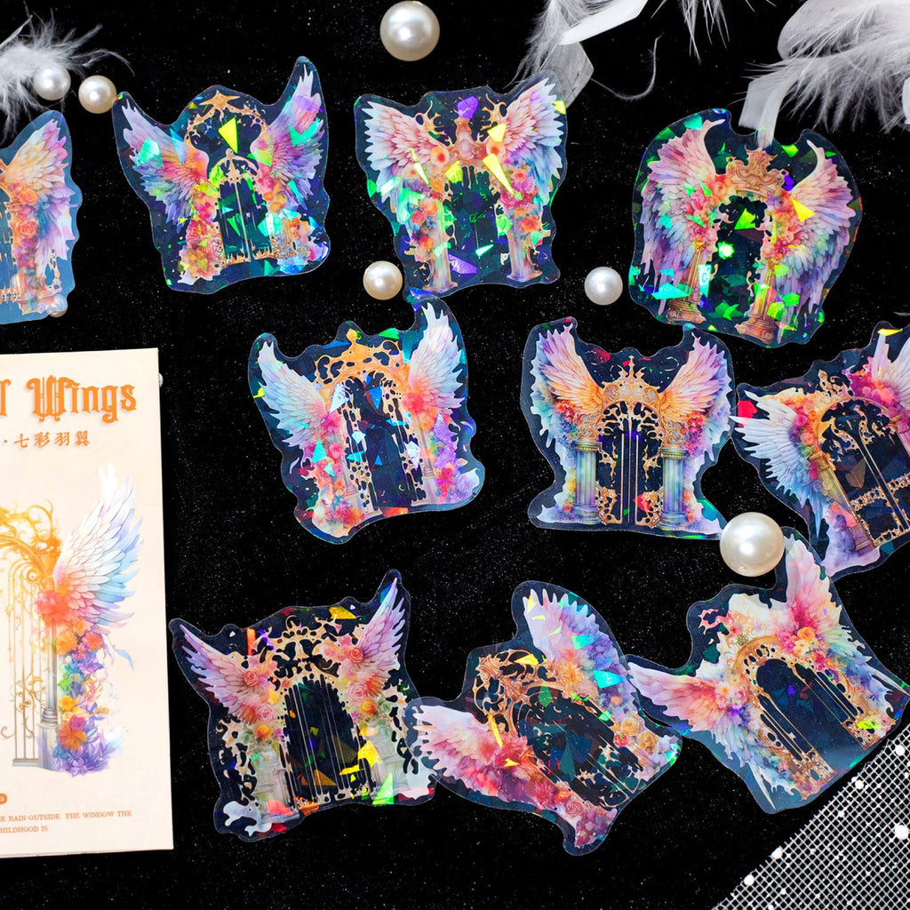 20 Pcs Windows and Angela PET Stickers TSLY