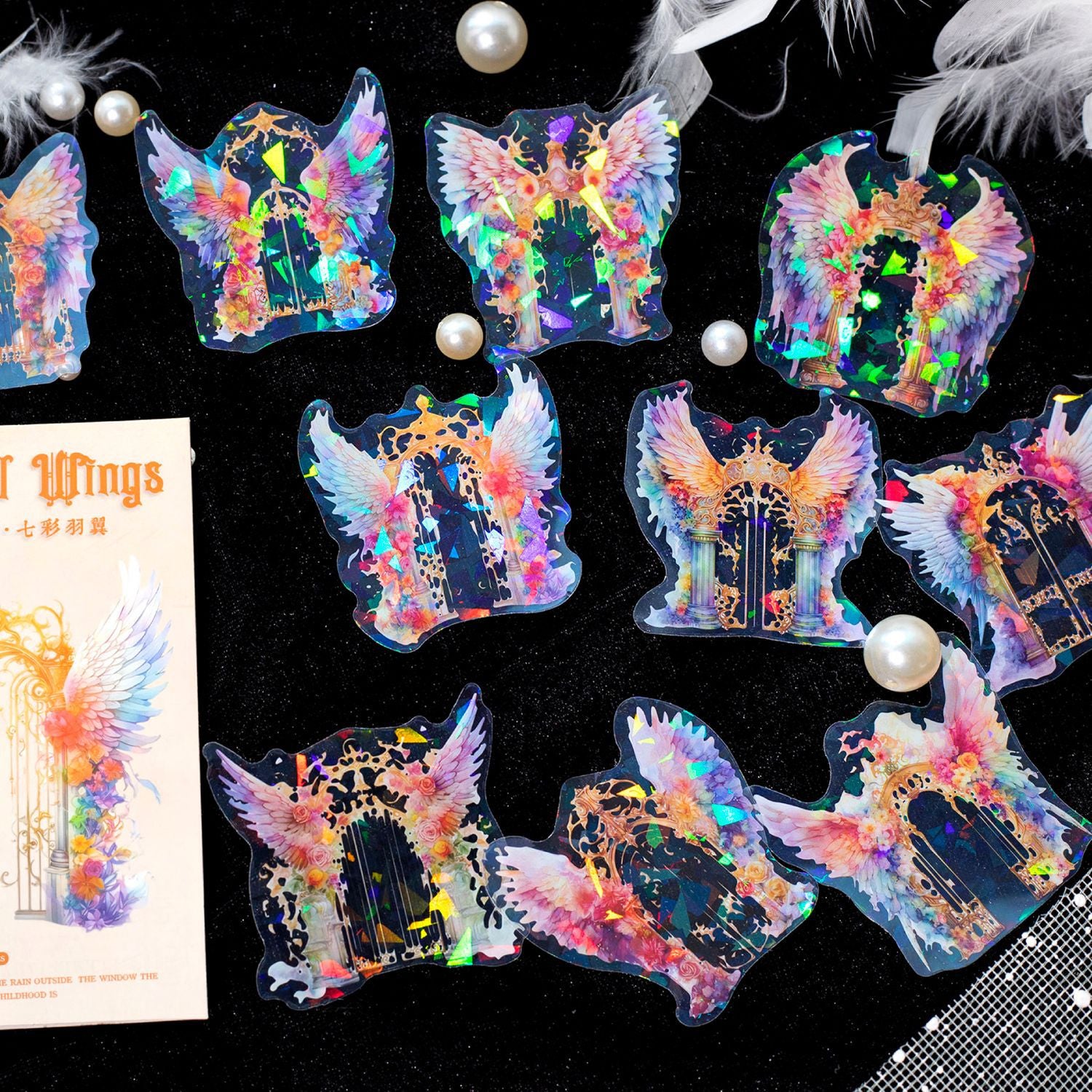 20 Pcs Windows and Angela PET Stickers TSLY